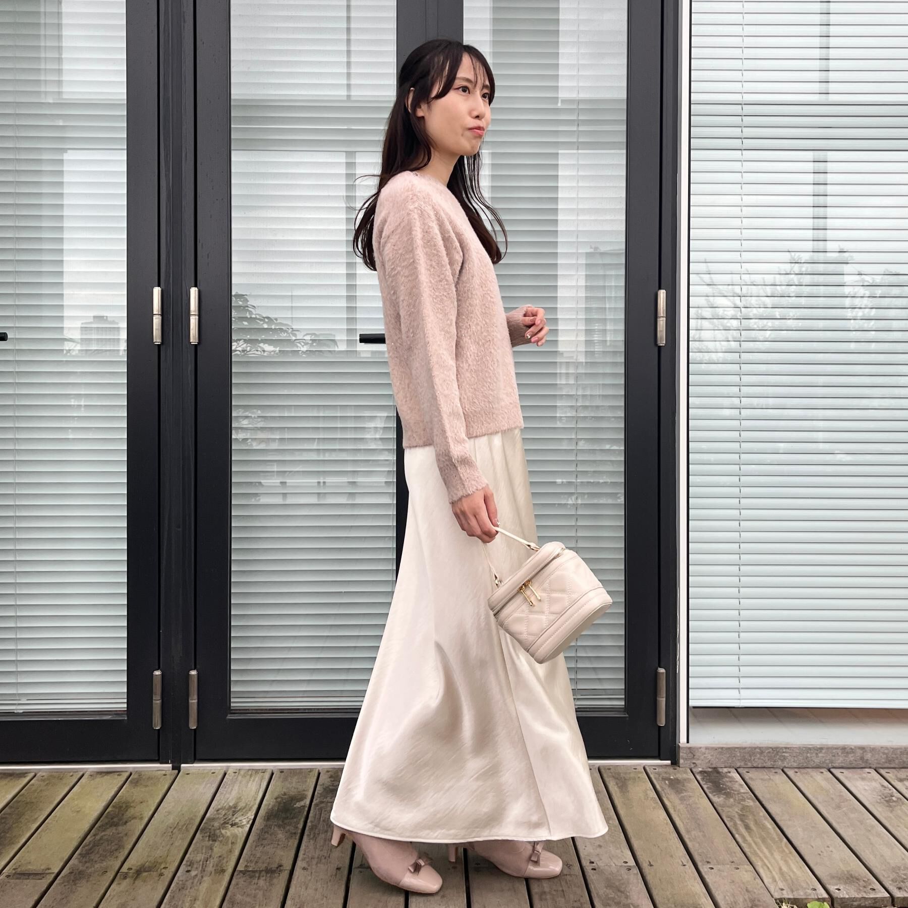 Couture broach「【前後2WAY】スパンコールラメフェザー ニット」|ニット・セーター|