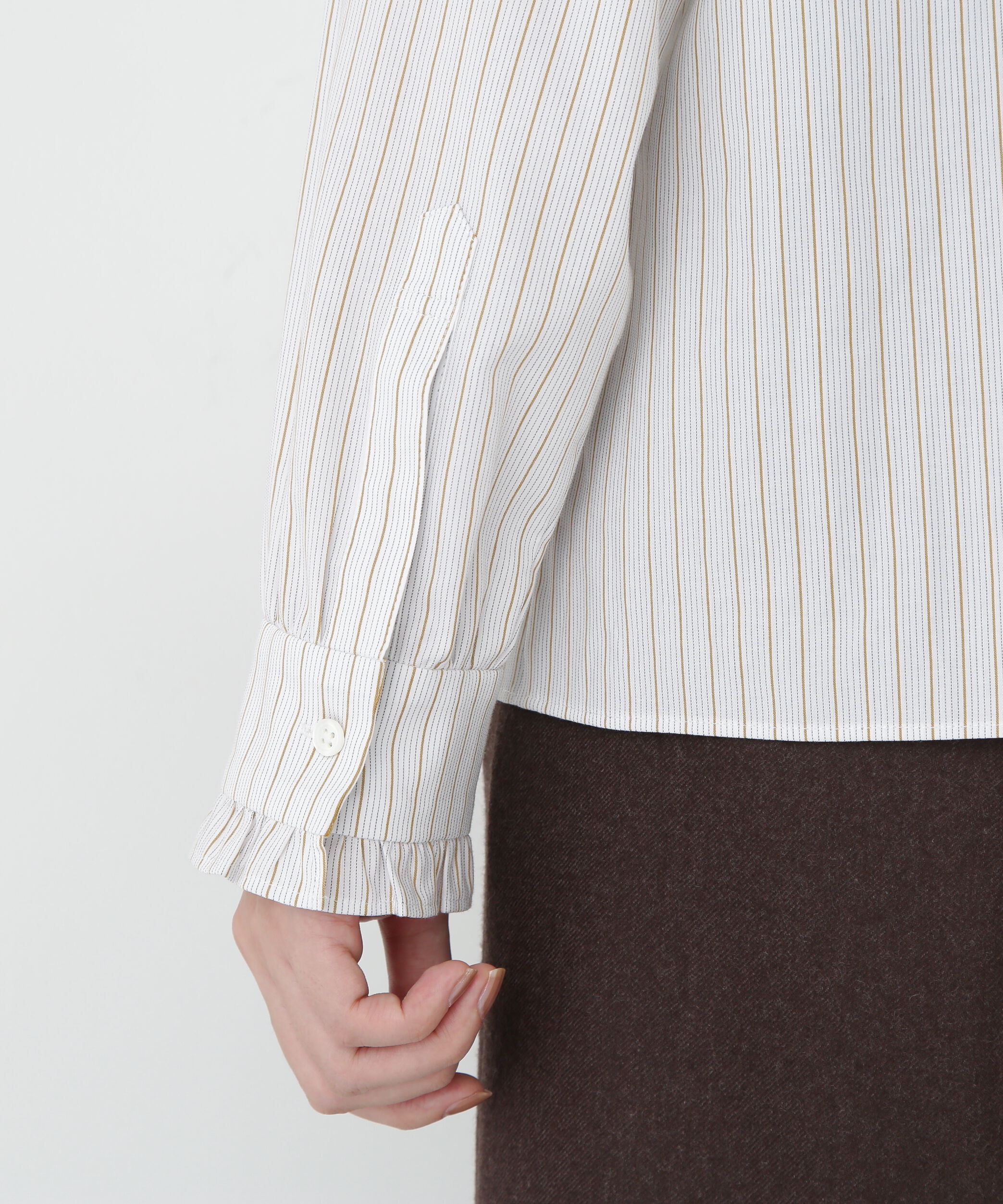  「◆スタンドフリルブラウス」|シャツ・ブラウス|