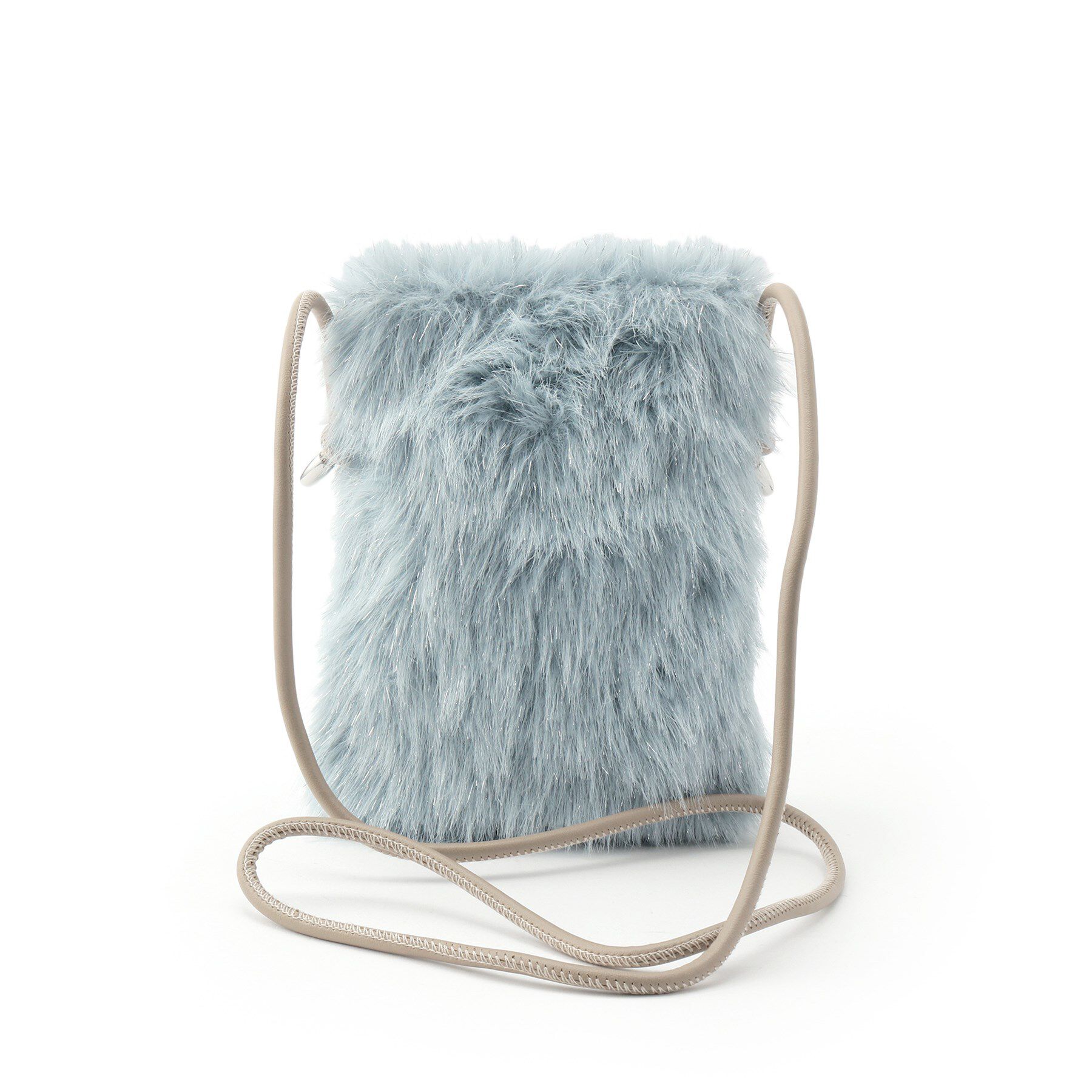 SHOO･LA･RUE「ラメ入りファーが目を惹く ミニショルダーバッグ」|ショルダー・メッセンジャー|