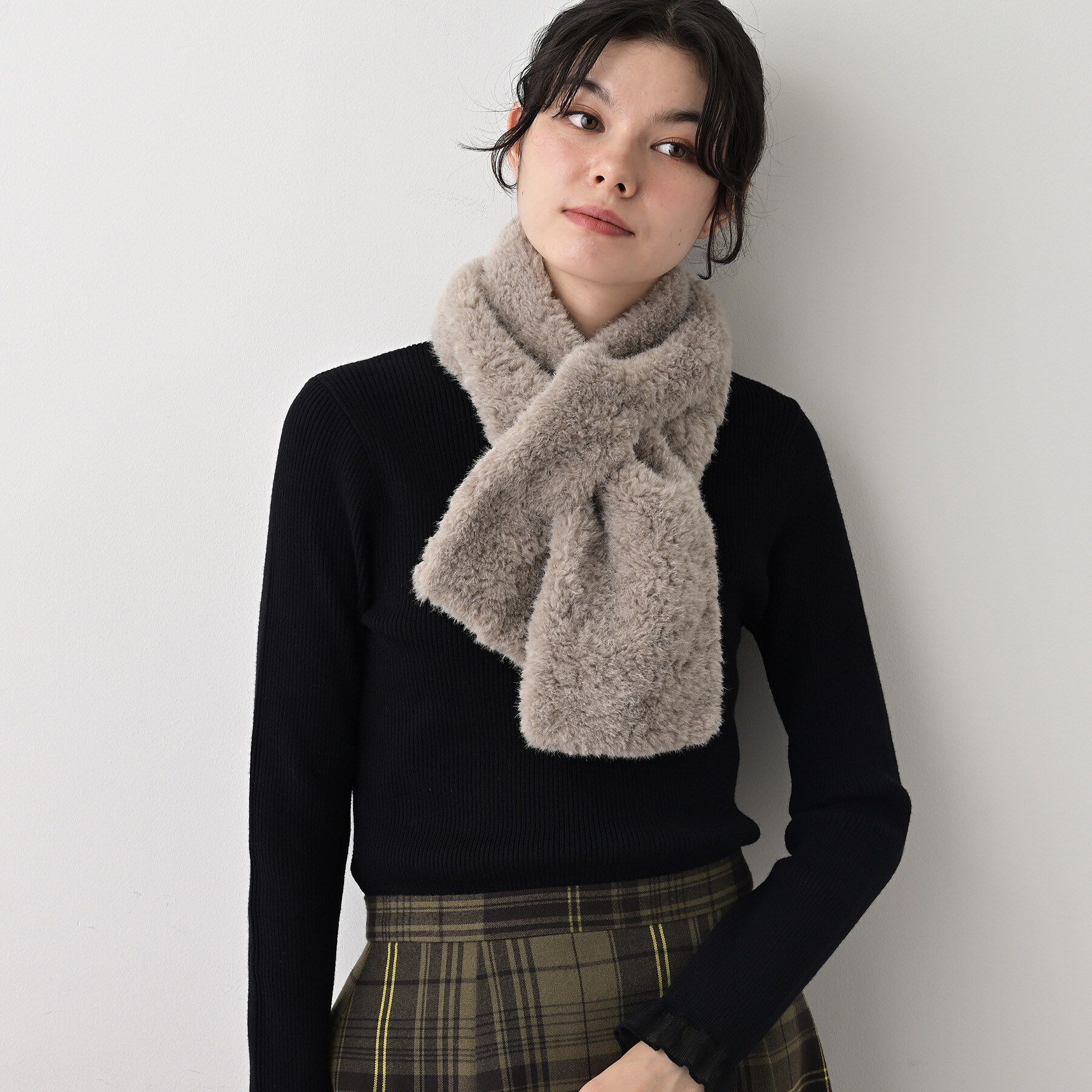 Dessin「フェイクファーティペット」|ストール|