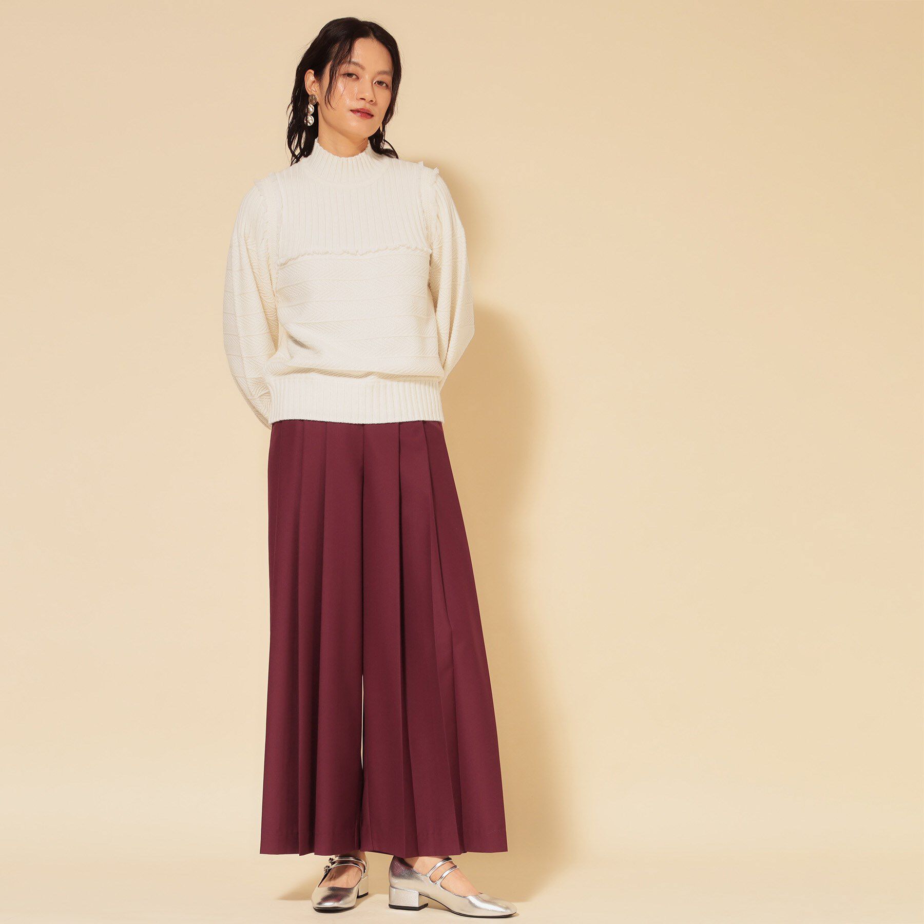 SunaUna「【COLLECTION LINE】プリーツパンツ」|その他|