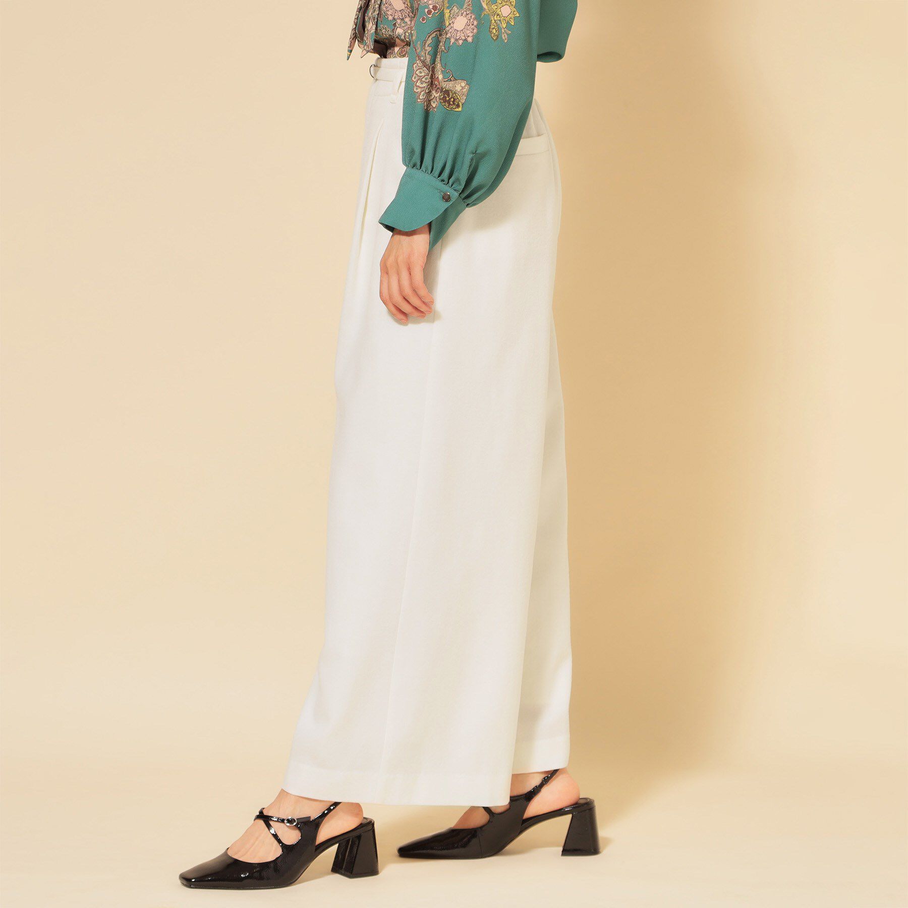 SunaUna「【COLLECTION LINE】ベルト付ガウチョパンツ」|その他|