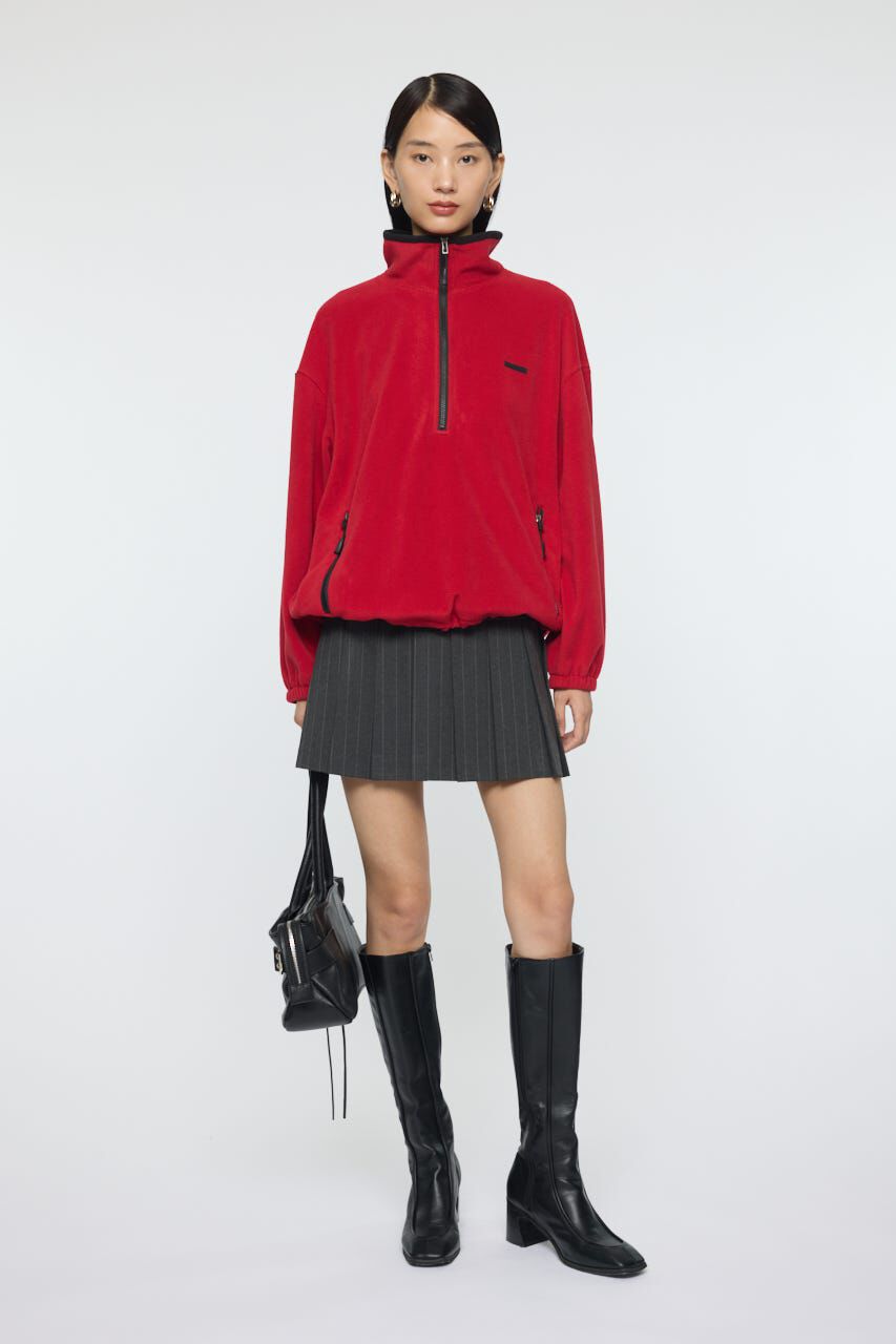 MOUSSY「FLEECE ZIP プルオーバー」|シャツ・ブラウス|