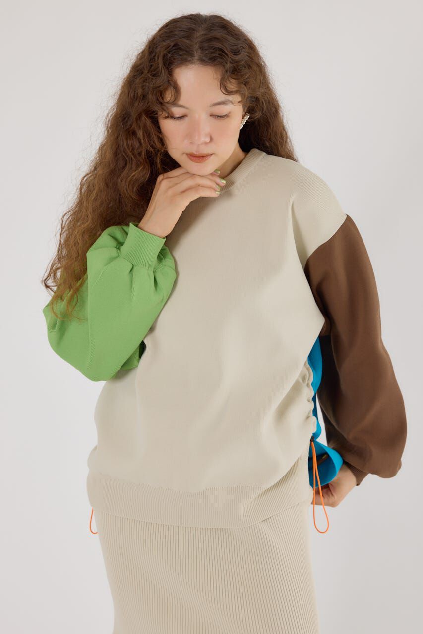 RODEO CROWNS「A-LIGHT SWITCHING ニット」|ニット・セーター|O/WHT1