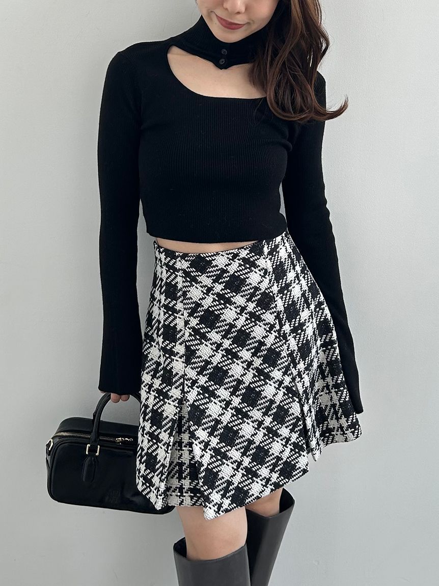 SNIDEL「ロービングスカショーパン」|その他|BLK