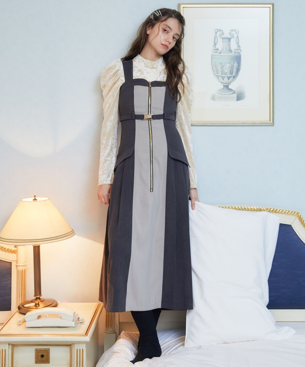 REDYAZEL「ベロアチュールトップス」|Tシャツ・カットソー|