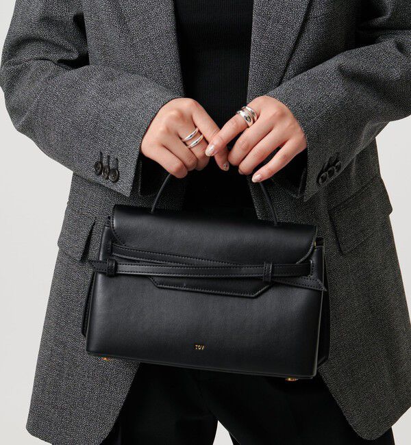 UNITED ARROWS「 ＜TOV＞MIMI SMT バッグ」|ハンドバッグ|BLACK