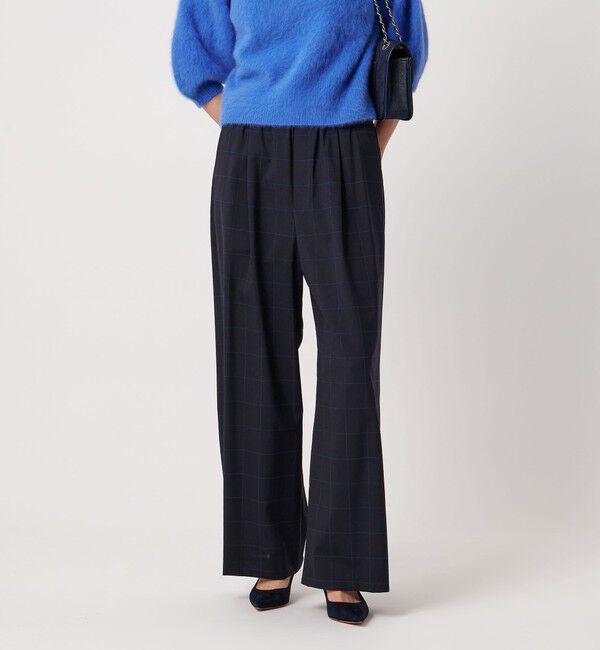 UNITED ARROWS「サテン ウエスト イージー パンツ ‐ウォッシャブル‐」|その他|