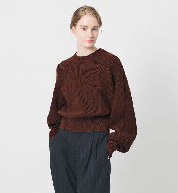 AEWEN MATOPH「＜AEWEN MATOPH＞アゼステッチ ニットプルオーバー ‐ ウォッシャブル ‐」|ニット・セーター|