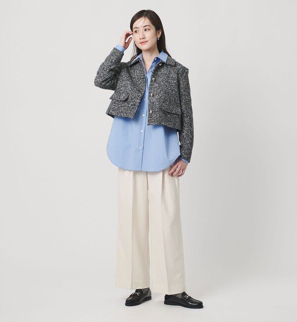 UNITED ARROWS「２タック ワイド パンツ」|チノ|