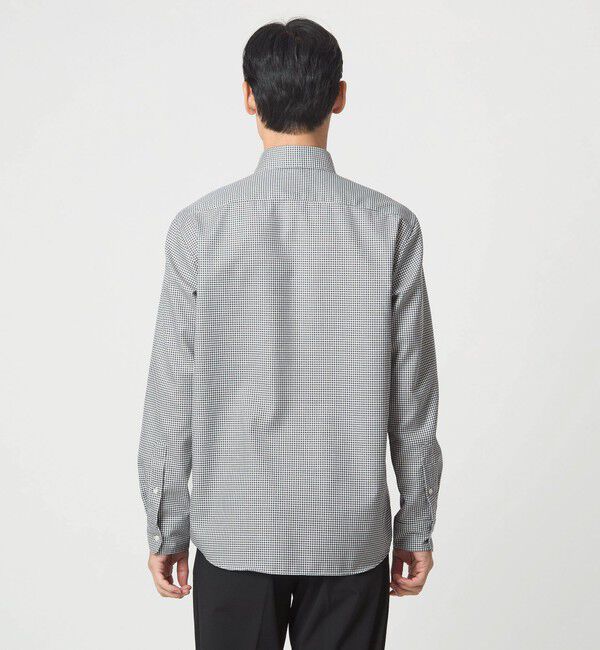 UNITED ARROWS green label relaxing「エブリット コットンオックス ギンガムチェック スナップ ボタンダウン シャツ -イージーアイロン-」|シャツ・ブラウス|