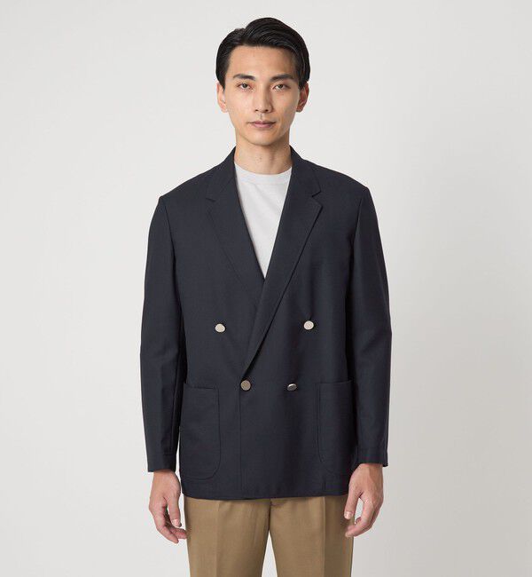 UNITED ARROWS green label relaxing「アムンゼン ダブルブレスト 4B 01 ジャケット」|テーラードジャケット|