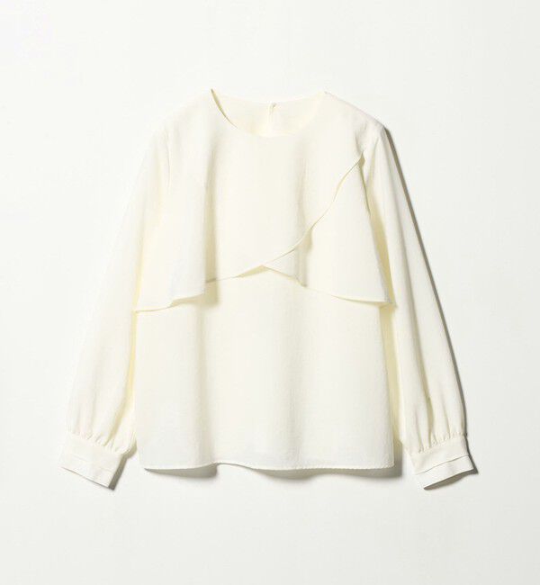 UNITED ARROWS green label relaxing「ケープ ロングスリーブ ブラウス」|シャツ・ブラウス|