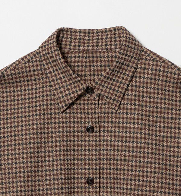 STEVEN ALAN「＜Steven Alan＞ハウンドトゥース シャツ」|シャツ・ブラウス|