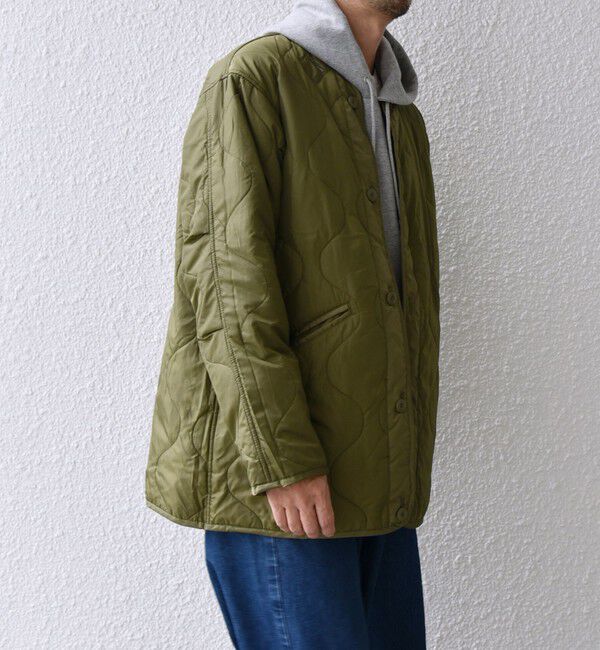 SHIPS any「【SHIPS any別注】GOLDEN MILLS: 3WAY キルトライナー レイヤード ショート モッズ ブルゾン◇」|ブルゾン・スタジャン|