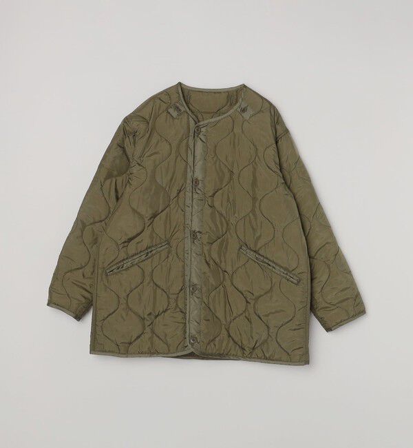 SHIPS any「【SHIPS any別注】GOLDEN MILLS: 3WAY キルトライナー レイヤード ショート モッズ ブルゾン◇」|ブルゾン・スタジャン|