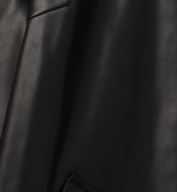 MACPHEE「レザーライク カバーオール」|ブルゾン・スタジャン|