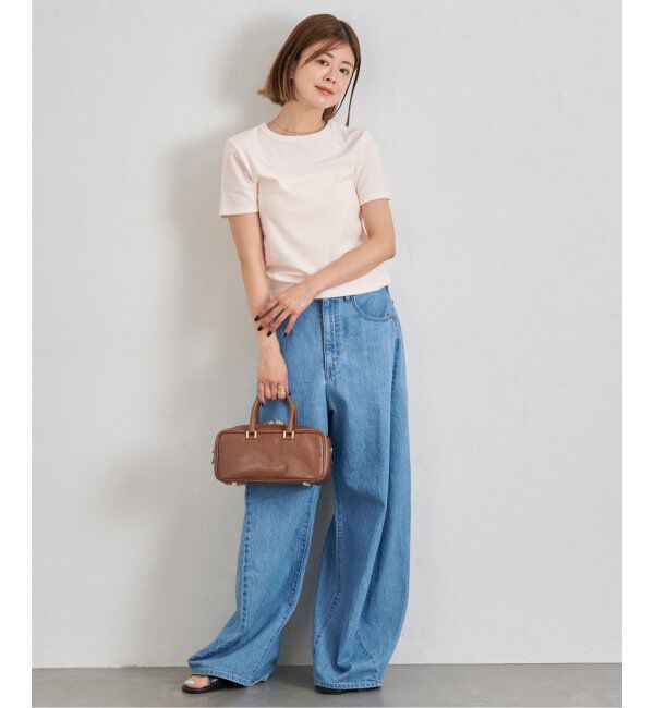 U by SPICK&SPAN「コットンベロアTEE」|Tシャツ・カットソー|