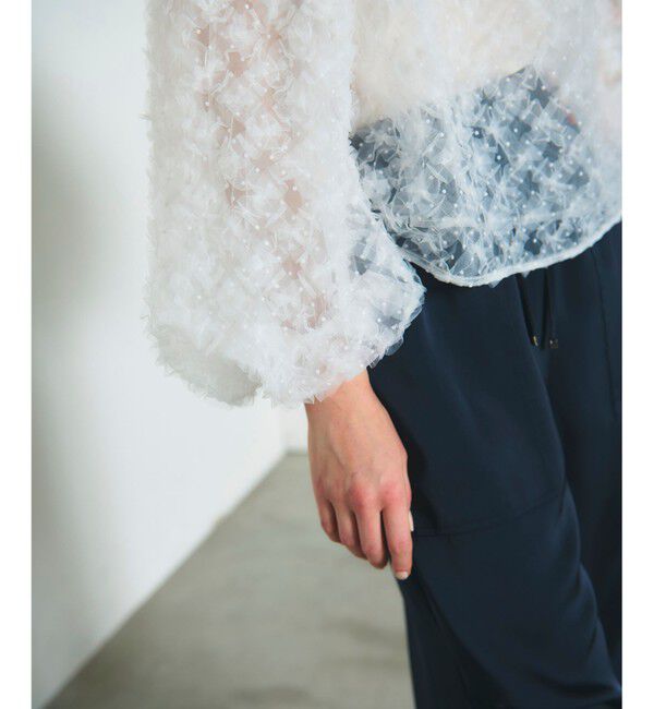 Diagram「チュール刺繍トップ」|シャツ・ブラウス|