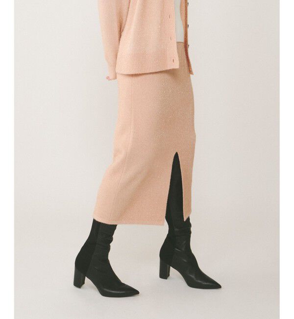 Diagram「フィルムヤーンニットスカート」|スカート|ピンク