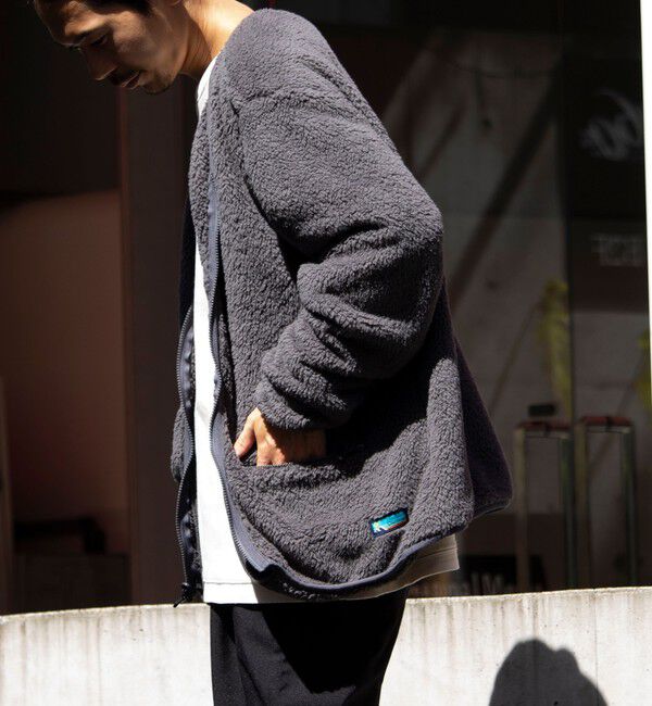 GLOSTER「【Franklin Climbing】カスケード シェルパフリースカーディガン」|カーディガン|