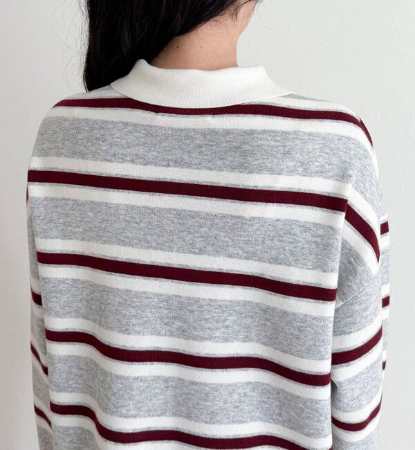 fredy emue「ラガーボーダーニットプルオーバー」|ニット・セーター|