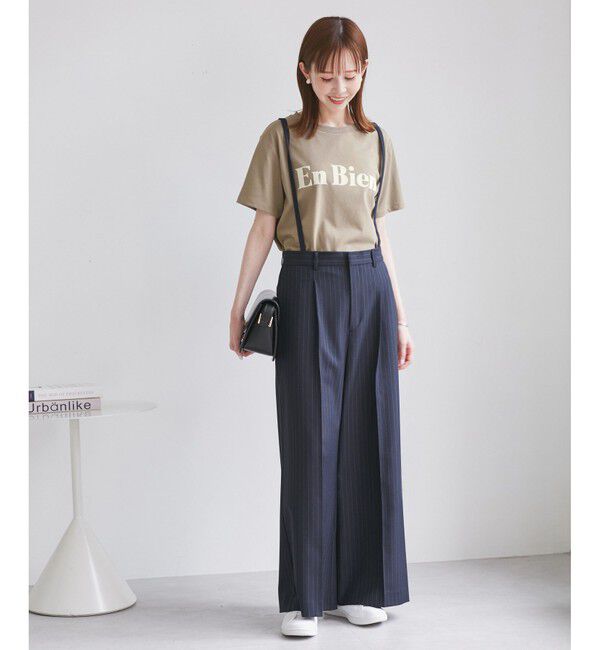 Rope&rsquo;Picnic「【UVカット・接触冷感・汗染み加工】フロッキーロゴTシャツ」|Tシャツ・カットソー|