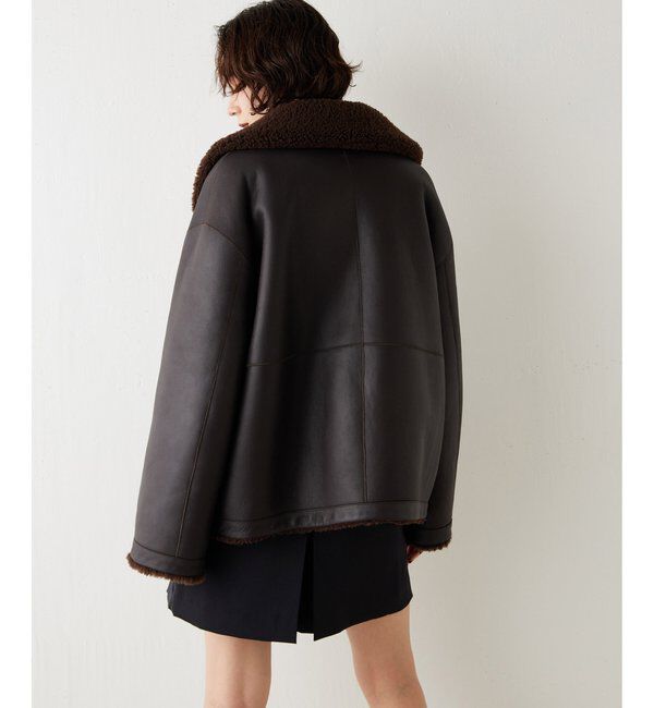 GEMINI「【GEMINI】ムートンブルゾンコート」|ブルゾン・スタジャン|