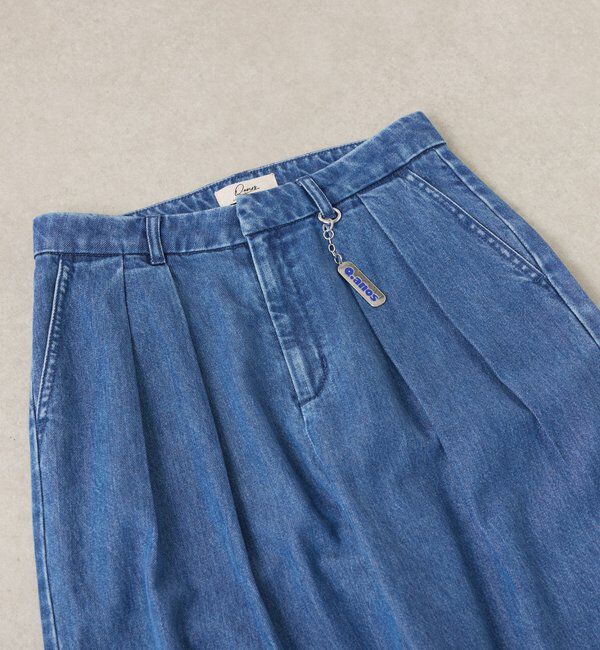  「Q.anosチャームタックデニムパンツ」|デニム|