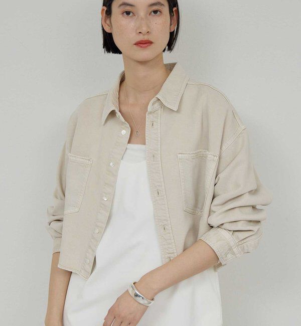  「【セットアップ対応】リヨセルショートシャツ」|シャツ・ブラウス|