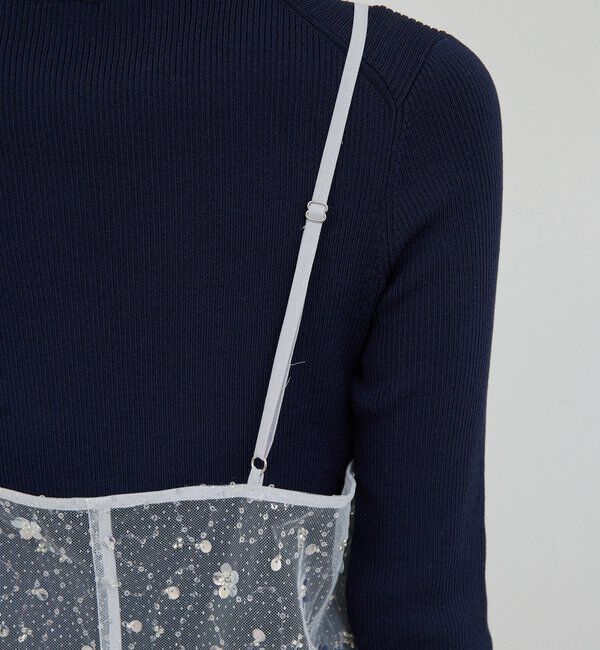  「ビジューシアーキャミワンピース」|ワンピース|