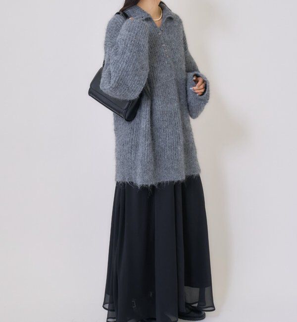  「シアーキャミSETワンピース」|ワンピース|