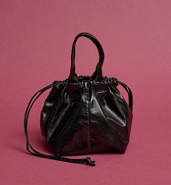 collex「メタリックドロストボートトートバッグ」|トートバッグ|ブラック