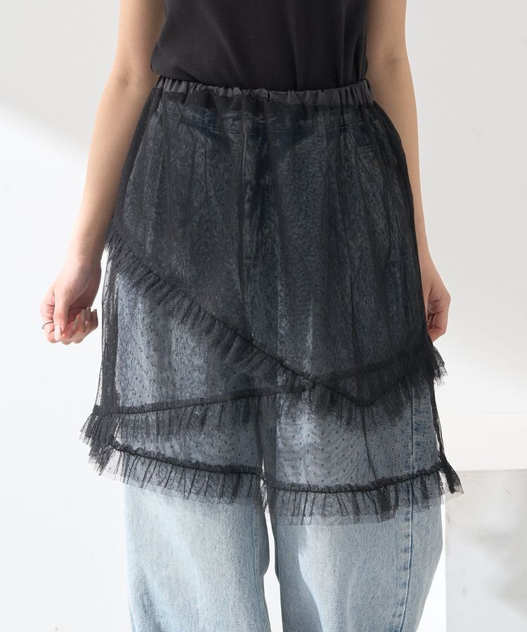 earth music&ecology「ドットチュールスカート」|スカート|