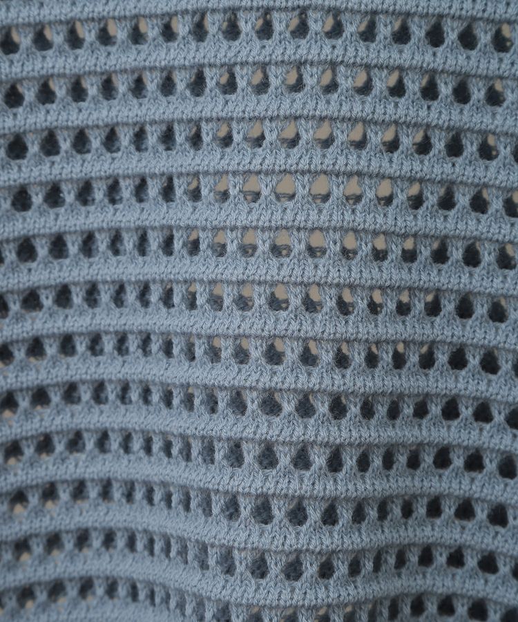 Green Parks「メッシュニットチュニック」|ニット・セーター|