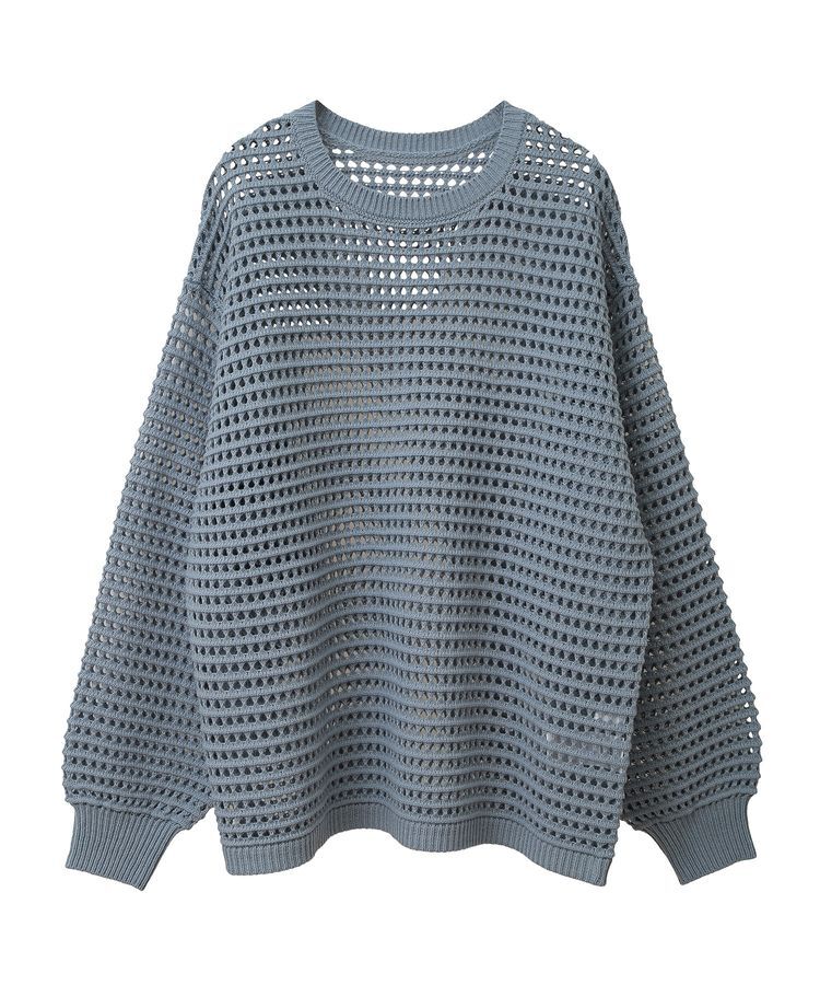 Green Parks「メッシュニットチュニック」|ニット・セーター|