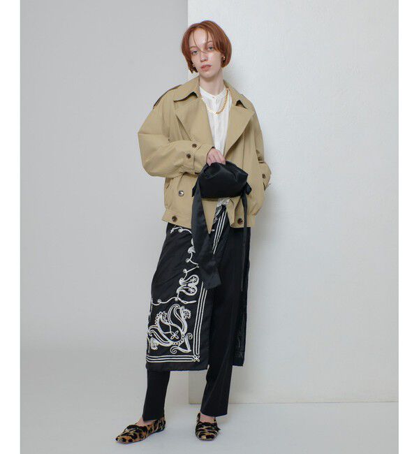 allureville「T/Cトレンチブルゾン」|ブルゾン・スタジャン|