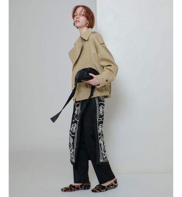 allureville「T/Cトレンチブルゾン」|ブルゾン・スタジャン|