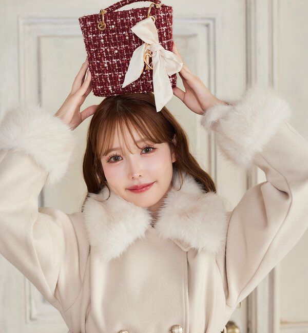  「チャーム付きキルティングミニバッグ」|ショルダー・メッセンジャー|