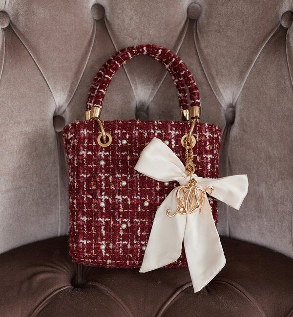  「チャーム付きキルティングミニバッグ」|ショルダー・メッセンジャー|