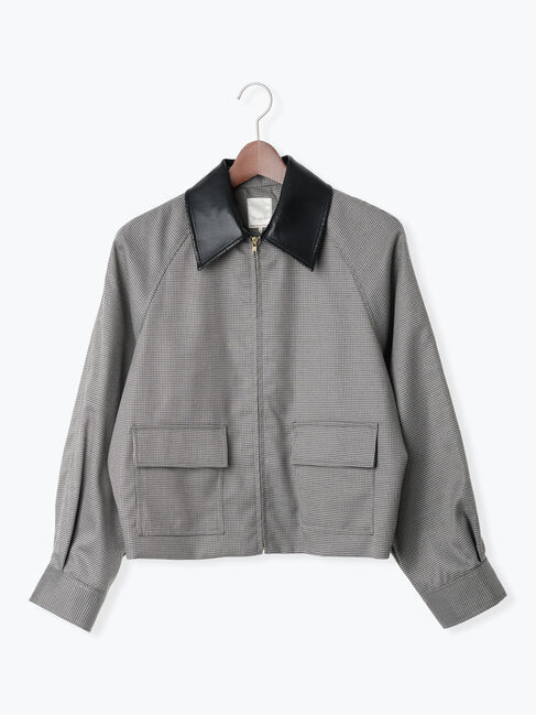 Te chichi「ファブリックアソート衿付きブルゾン」|ブルゾン・スタジャン|