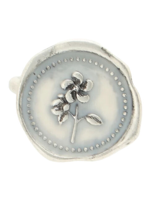 Samansa Mos2「シーリングスタンプ風リング」|ピアス|シルバー