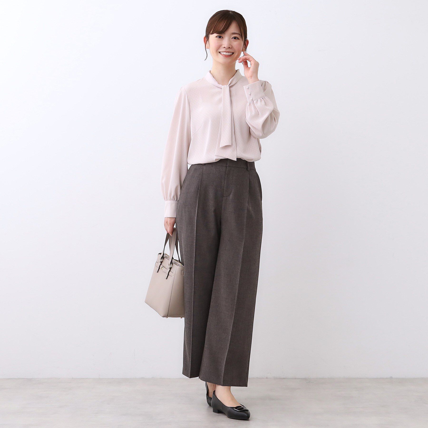 Reflect「【単品使いOK◎／セットアップ可】リラクシーメランジワイドパンツ」|その他|