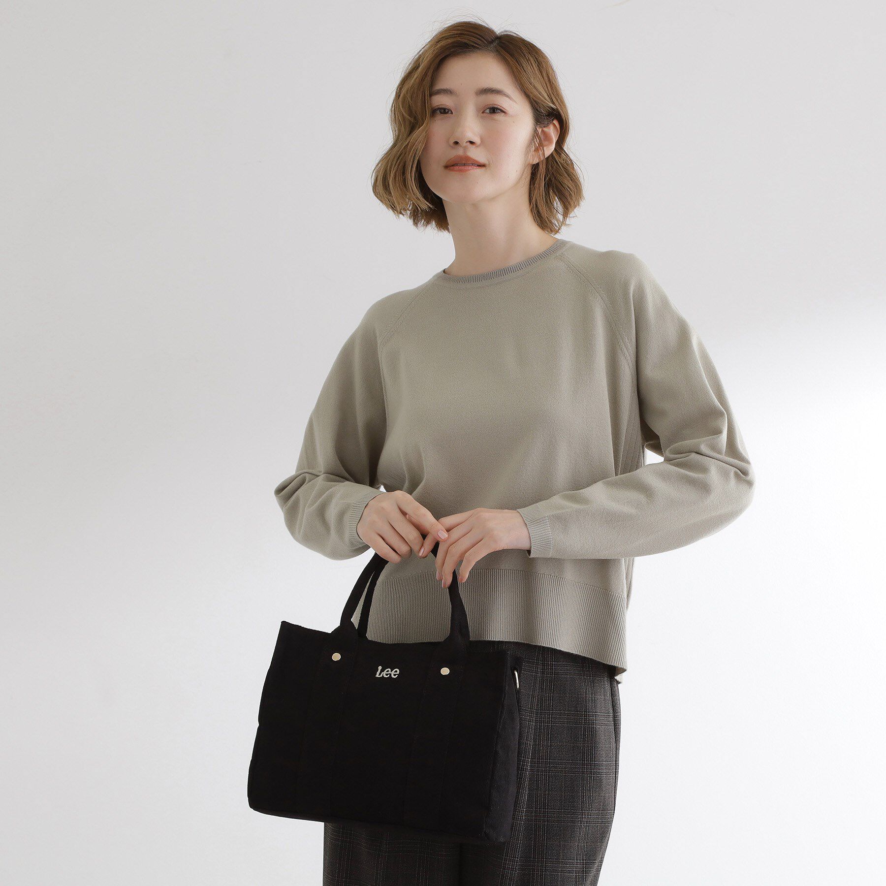 grove「【Lee別注】コーデュロイスクエアトート」|トートバッグ|