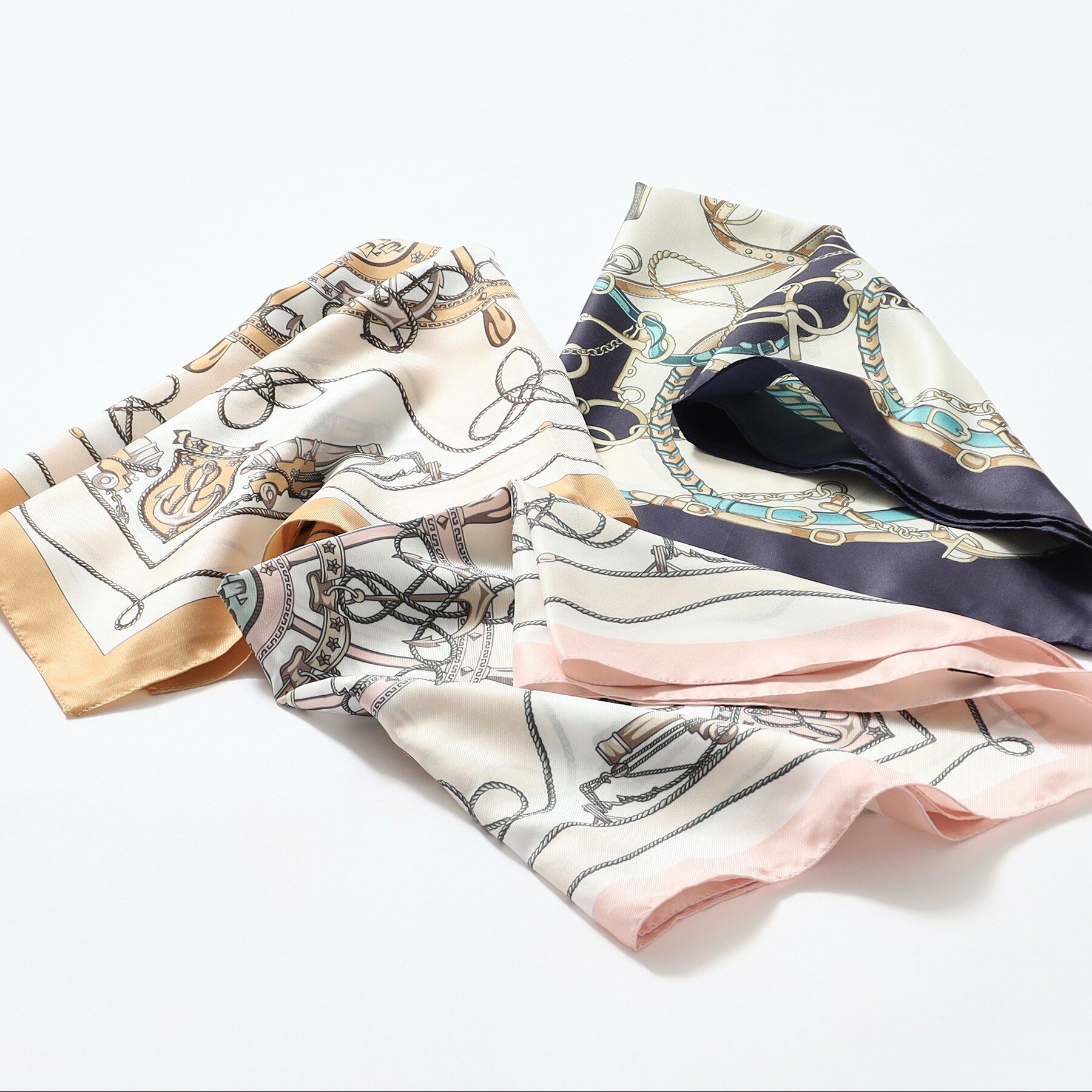 INDIVI「【60cm四方】スクエアスカーフ」|バンダナ・スカーフ|