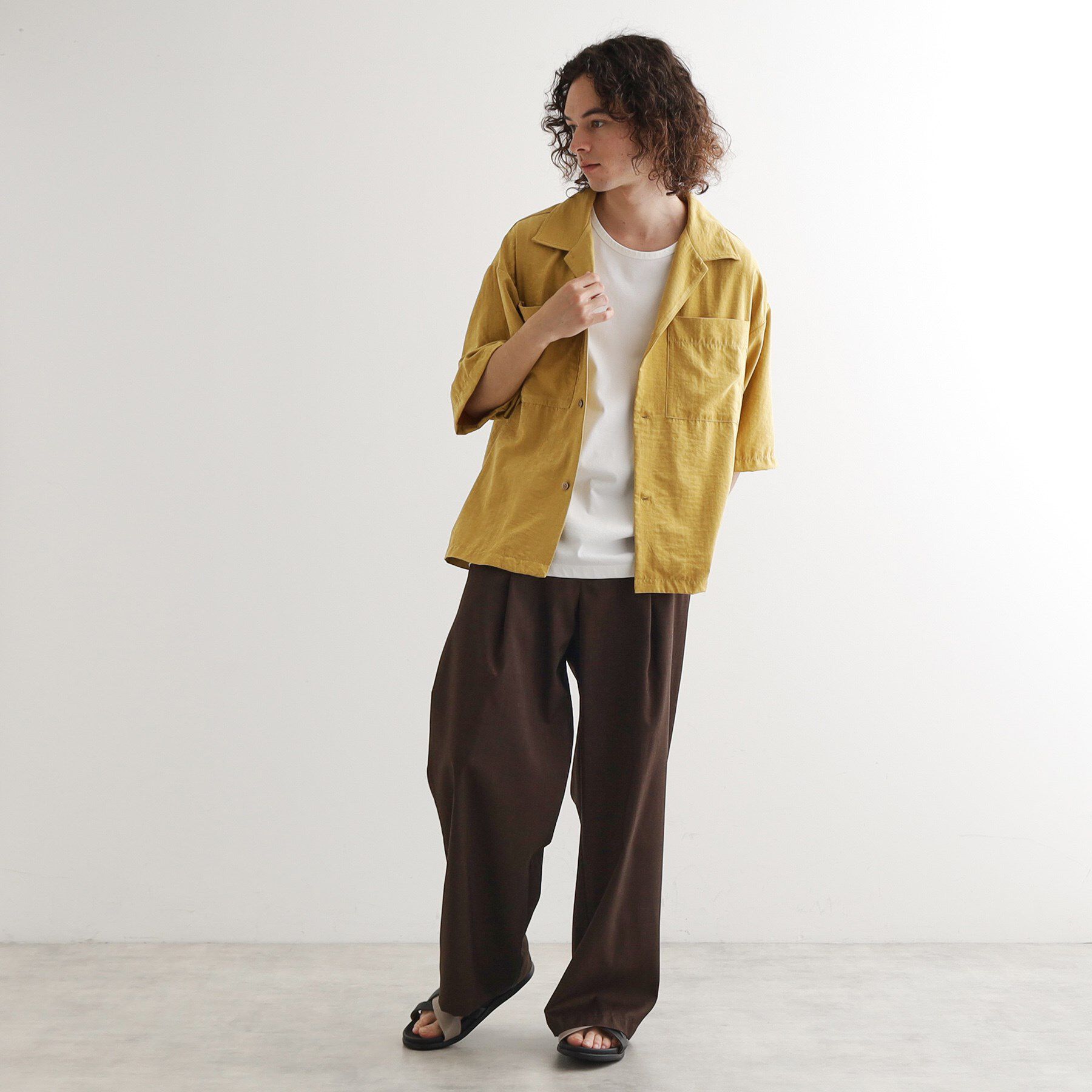 tk.TAKEO KIKUCHI「ヴィンテージライククロップドシャツ」|シャツ・ブラウス|