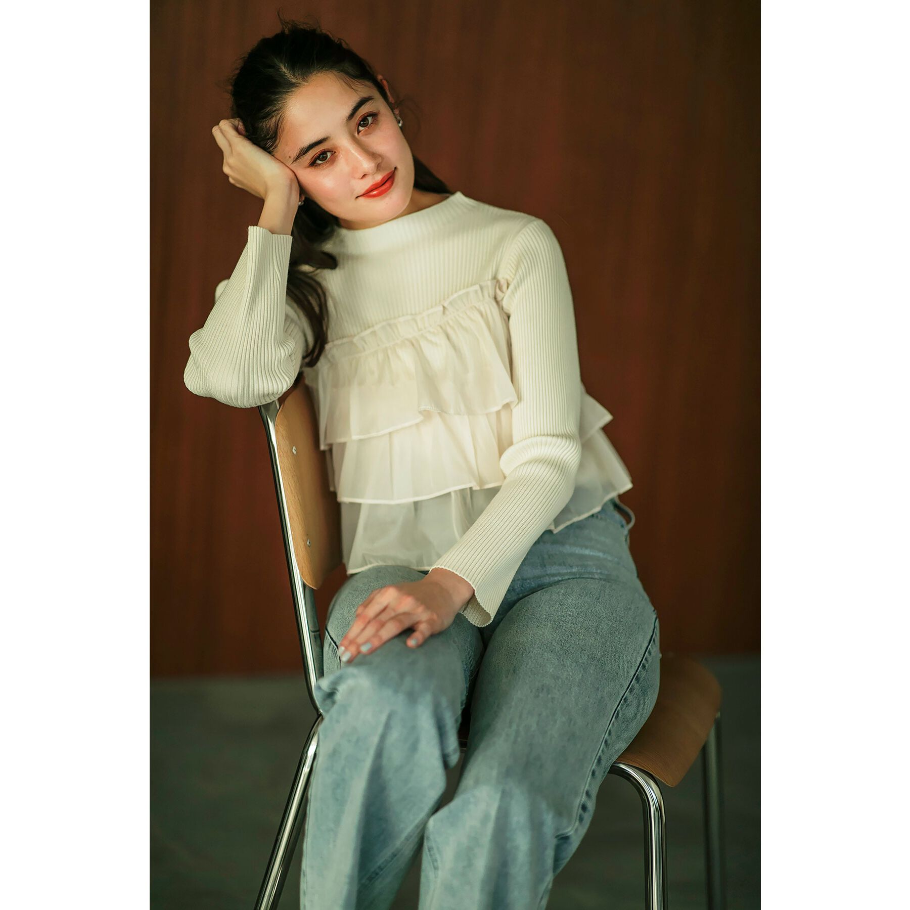 index「《丈が選べる》ストレートデニムパンツ【洗濯機洗い可】」|その他|