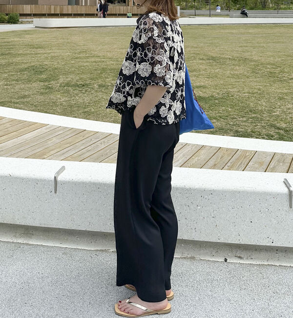 Doux archives「ワイドストラップサロペット」|ワンピース|