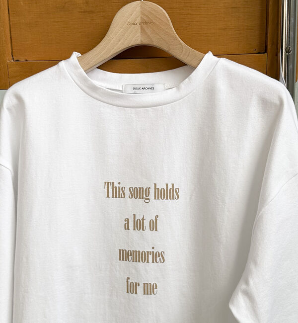 Doux archives「レターロゴロンＴｅｅ」|Tシャツ・カットソー|