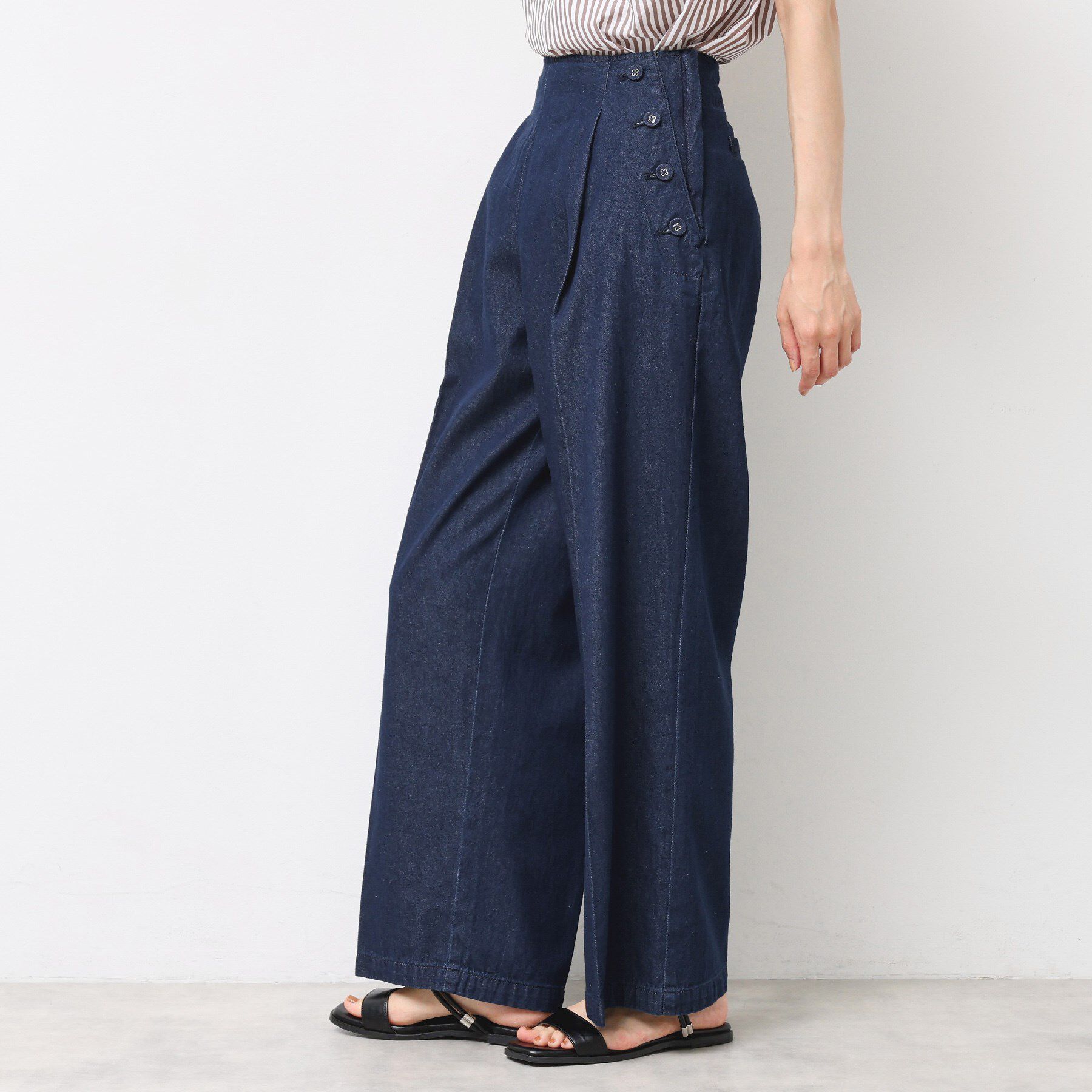 Dessin「【洗える】デニムワイドマリンパンツ」|その他|